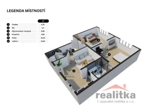Prodej bytu 3+1, Opava - Předměstí, Krnovská, 67 m2
