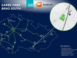 Pronájem skladu, Pohořelice, 19000 m2