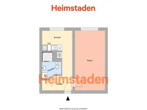 Pronájem bytu 1+1, Ostrava - Zábřeh, Tylova, 40 m2