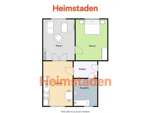Pronájem bytu 2+1, Ostrava - Moravská Ostrava, Hornických učňů, 47 m2