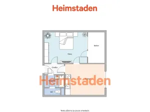 Pronájem bytu 1+1, Ostrava - Moravská Ostrava, Varenská, 42 m2