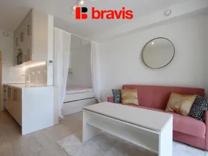 Pronájem bytu 1+kk, Brno, Poříčí, 26 m2