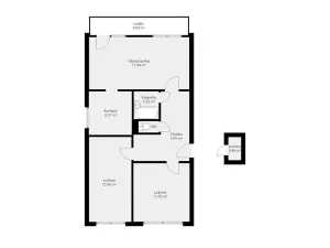 Prodej bytu 3+1, Praha - Střížkov, Teplická, 69 m2