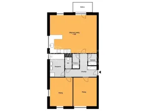 Pronájem bytu 3+kk, Horoměřice, K Vodárně, 75 m2