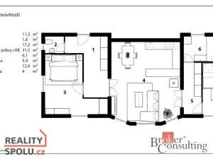 Prodej bytu 3+1, Liberec - Liberec V-Kristiánov, Husova, 90 m2