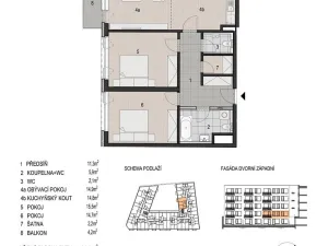 Prodej bytu 3+kk, Plzeň - Východní Předměstí, Šumavská, 88 m2
