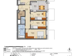 Pronájem bytu 4+kk, Praha - Hlubočepy, Vítové, 100 m2