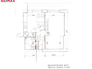 Pronájem bytu 1+1, Brno - Zábrdovice, Příkop, 38 m2