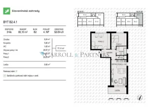 Prodej bytu 3+kk, Olomouc - Povel, Loudova, 80 m2