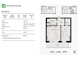 Prodej bytu 2+kk, Olomouc - Povel, Loudova, 53 m2