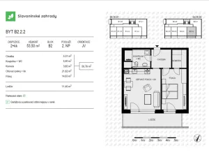 Prodej bytu 2+kk, Olomouc - Povel, Loudova, 53 m2