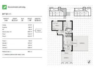 Prodej bytu 3+kk, Olomouc - Povel, Loudova, 80 m2