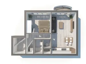 Prodej bytu 2+kk, České Budějovice - České Budějovice 2, Otavská, 45 m2