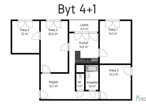 Prodej bytu 4+1, Karlovy Vary - Rybáře, U Koupaliště, 94 m2