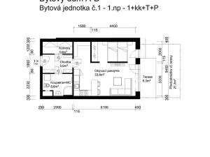 Prodej bytu 1+kk, Lanškroun, Vančurova, 49 m2
