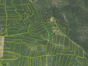 Dražba pozemku, Věšín, 293 m2