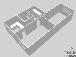 Prodej bytu 2+1, Chomutov, Bezručova, 64 m2