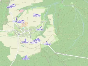 Prodej louky, Obora, 40844 m2