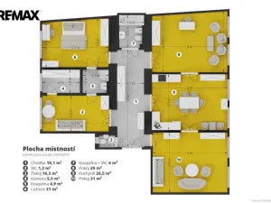 Pronájem bytu 4+1, Praha - Nové Město, Na Zderaze, 180 m2