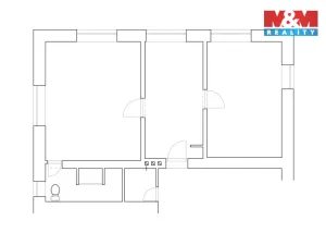 Prodej bytu 2+1, Újezd pod Troskami, 65 m2