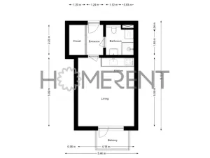 Pronájem bytu 1+kk, Brandýs nad Labem-Stará Boleslav - Stará Boleslav, Josefa Truhláře, 31 m2