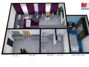 Prodej bytu 2+kk, Litvínov - Horní Litvínov, Valdštejnská, 50 m2