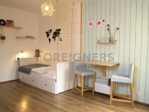 Pronájem bytu 1+kk, Praha - Žižkov, Na chmelnici, 26 m2