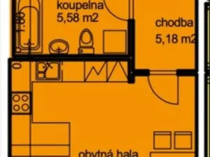 Pronájem bytu 2+kk, Česká, 62 m2