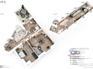 Prodej bytu 3+kk, Praha - Bubeneč, Na hutích, 111 m2