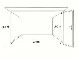 Prodej garáže, Brno - Komárov, Za školou, 13 m2