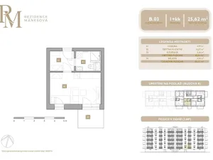 Prodej bytu 1+kk, Lipník nad Bečvou, Mánesova, 25 m2