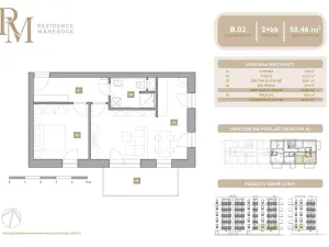 Prodej bytu 2+kk, Lipník nad Bečvou, Mánesova, 50 m2