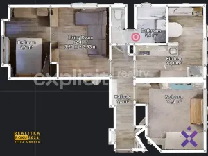 Pronájem bytu 2+1, Zlín, Mokrá II, 65 m2