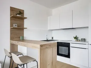 Pronájem bytu 1+kk, Praha - Vysočany, Hindlova, 30 m2