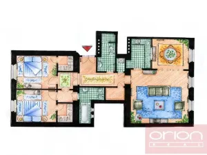 Pronájem bytu 3+1, Praha - Nové Město, Odborů, 104 m2