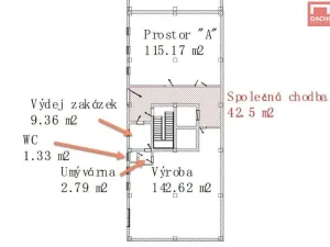 Pronájem skladu, Olomouc, Šlechtitelů, 272 m2