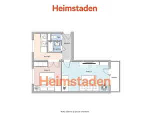 Pronájem bytu 2+1, Karviná - Ráj, Božkova, 55 m2