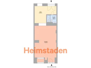 Pronájem kanceláře, Havířov - Město, Hlavní třída, 40 m2