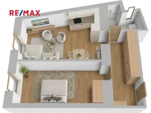 Prodej bytu 2+kk, Praha - Vršovice, Černomořská, 52 m2