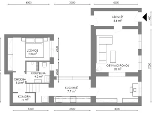 Prodej rodinného domu, Brno, Podstránská, 60 m2