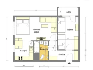 Prodej bytu 2+1, Neratovice, Kojetická, 52 m2