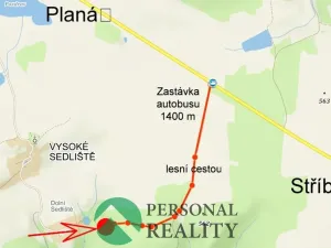 Pronájem chalupy, Planá - Vysoké Sedliště, 90 m2