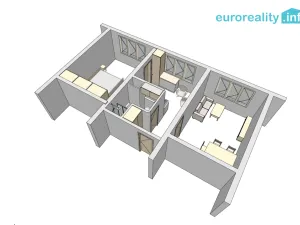 Prodej bytu 2+1, Strakonice, Sokolovská, 53 m2