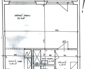 Pronájem bytu 1+kk, Praha - Ruzyně, Šmolíkova, 39 m2