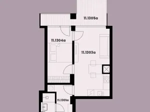 Prodej bytu 2+kk, Brno, Burešova, 50 m2