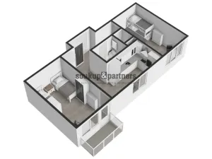 Prodej bytu 2+1, Praha - Smíchov, U Mrázovky, 52 m2