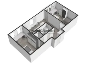 Prodej bytu 2+1, Praha - Smíchov, U Mrázovky, 52 m2