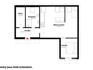 Prodej atypického bytu, Praha - Staré Město, U Dobřenských, 63 m2