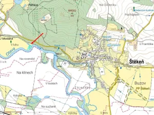 Prodej louky, Štěkeň, 3698 m2