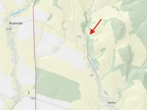 Prodej pole, Šonov, 723 m2